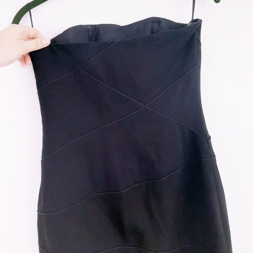 Cynthia Steffe black strapless dress - Picture 5 of 9